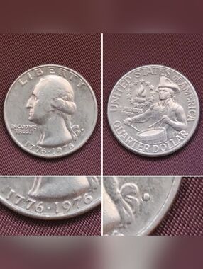 1776-1976 Bicentennial Quarter, mint D